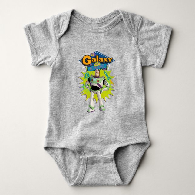Buzz Lightyear | The Galaxy Needs a Hero Baby Bodysuit (Front)