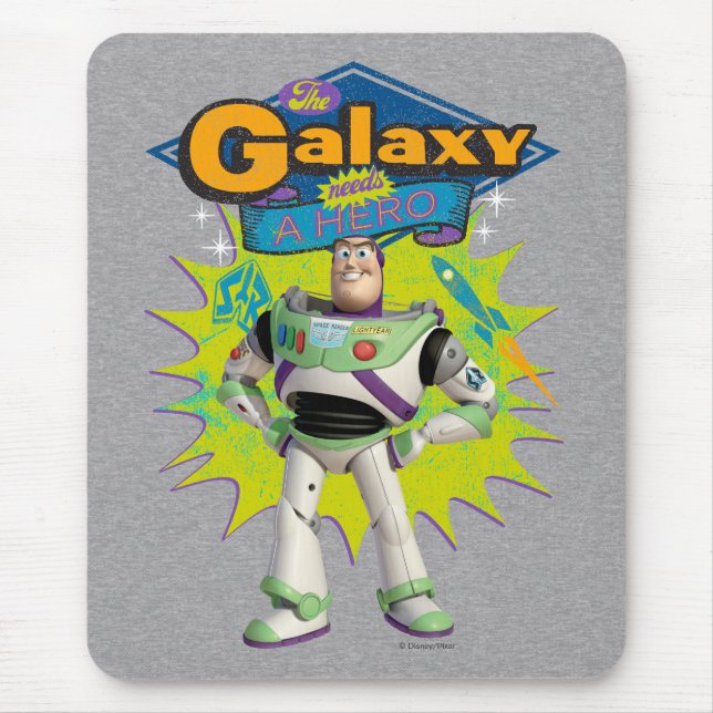 Buzz Lightyear | The Galaxy Needs a Hero Mouse Pad (Front)