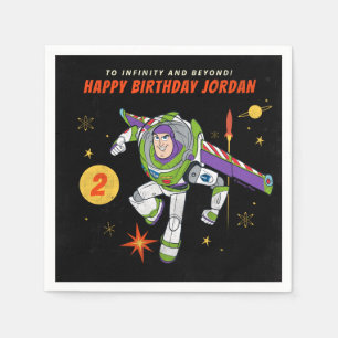 Buzz Lightyear To Infinity and Beyond Birthday Napkin