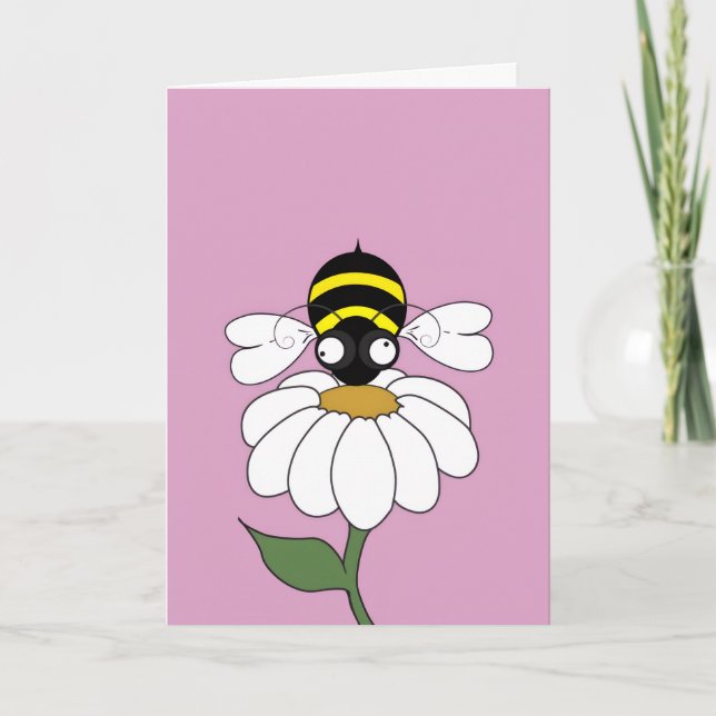 Buzz of Joy Greeting Card (Front)