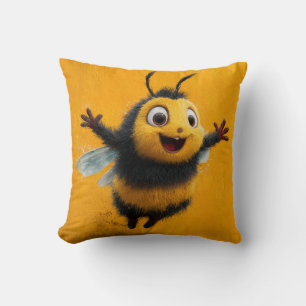 Buzz of Joy - Happy Bee Coussin