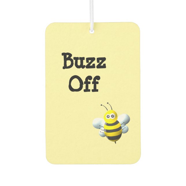 Buzz Off Bee Air Freshener (Front)