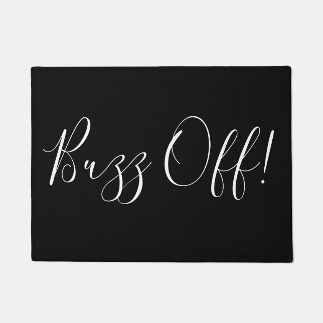 Buzz Off! Doormat (Front)