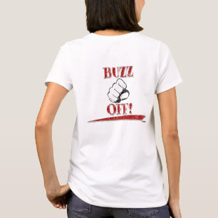 Buzz Off! Red - back T-Shirt