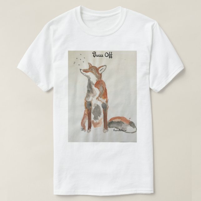 Buzz Off T Shirt (Design Front)