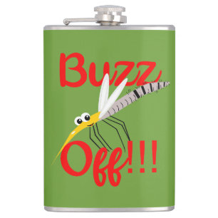 Buzz Off Water Bottle Hip Flask