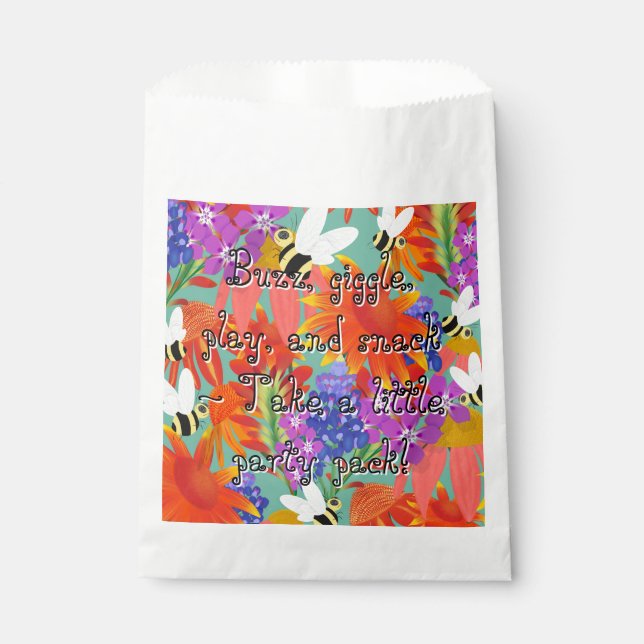 BuzzAmongBlooms-Mint Meadow Favour Bag (Front)