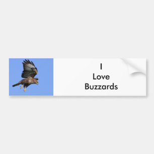 Buzzard 3 bumper sticker