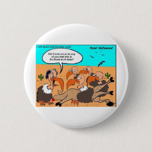 Buzzard In Ecstacy Funny Gifts Tees & Collectibles 2 Inch Round Button