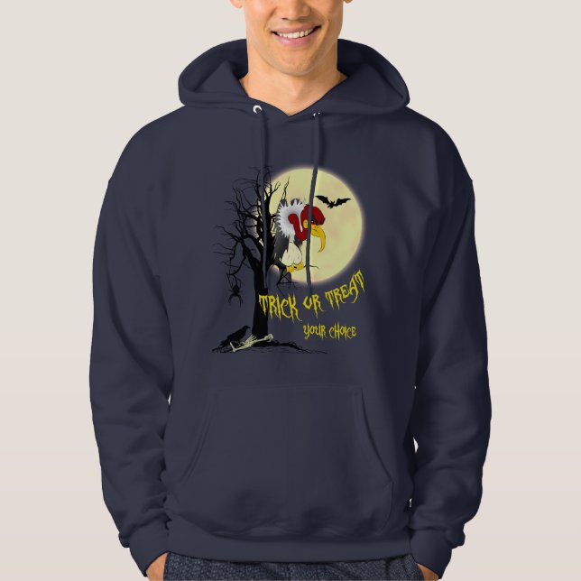 Buzzard Trick or Treat Hoodie (Front)