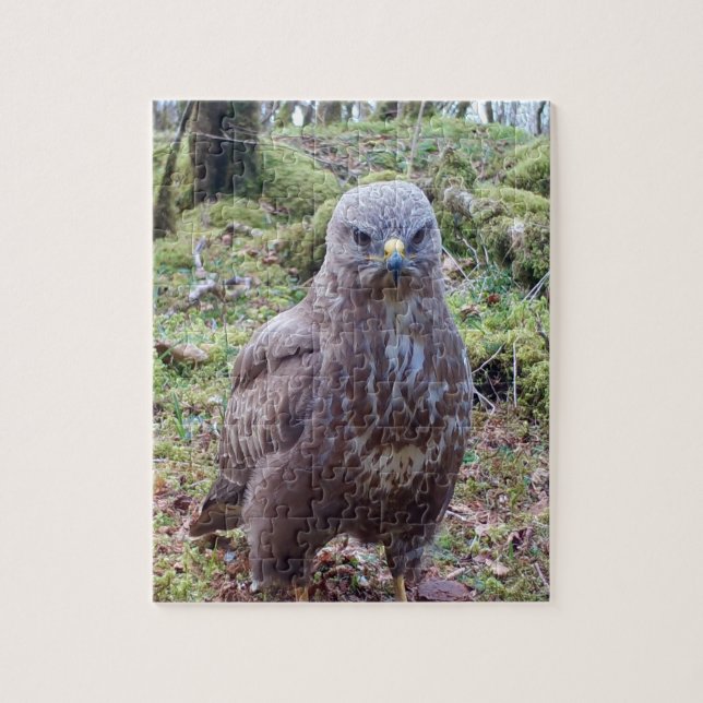 Buzzard With Attitude Jigsaw Puzzle (Vertical)