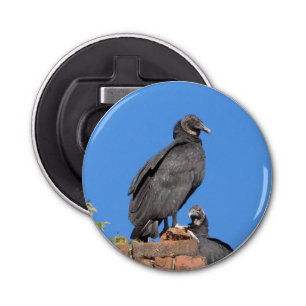 Buzzards on Chimney Magnetic Bottle Opener