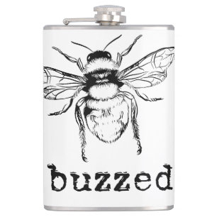 Buzzed Bee Hip Flask