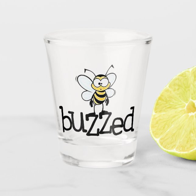 Buzzed Shot Glass (Front)