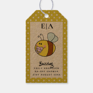 Buzzing Ba-BEE Baby Shower Cute Thank You Favour Gift Tags