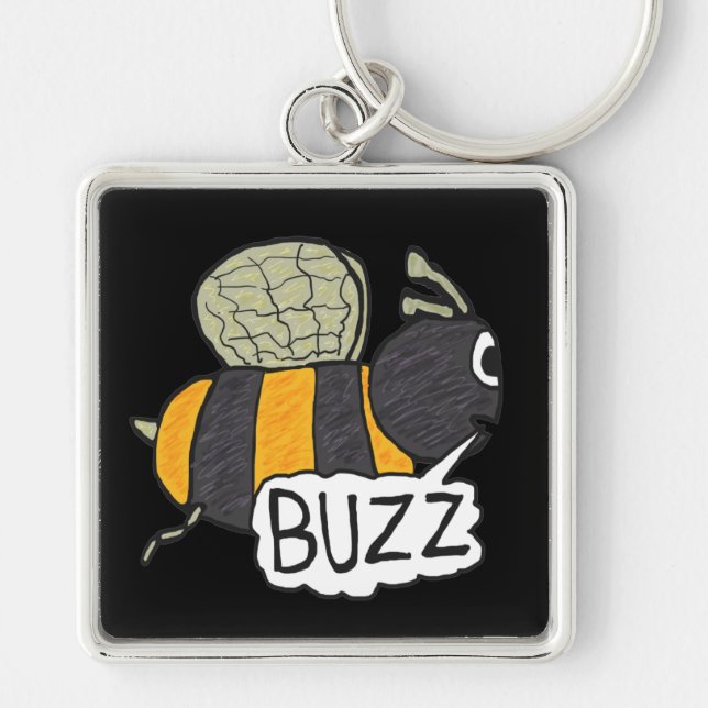 Buzzing Bee Keychain (Front)