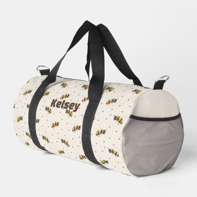 Buzzing Bees Duffle Bag (Right Corner)