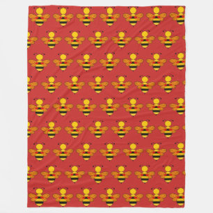 Buzzing Bees Fleece Blanket