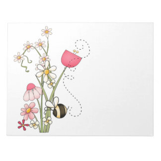 Buzzing Bees Notepad