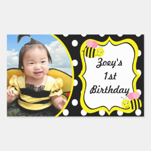 Buzzing Bumble Bee - Pink / Black Sticker