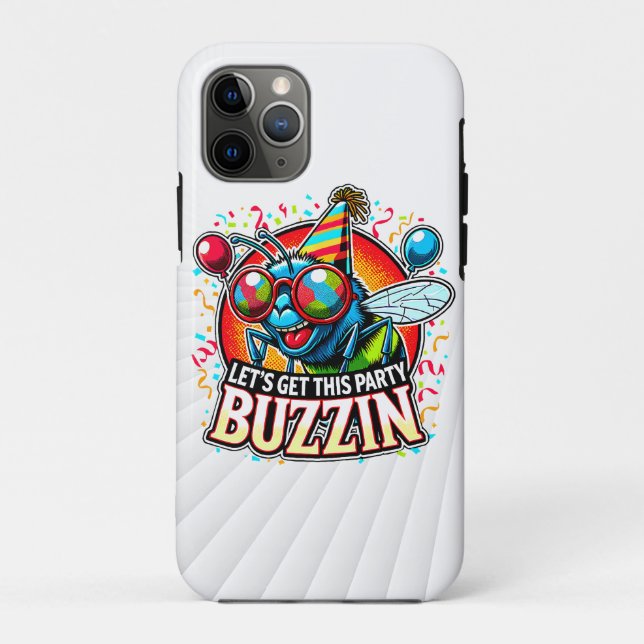Buzzing Celebration Case-Mate iPhone Case (Back)