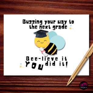 Buzzing to the Next Grade Graduation Congrats Card