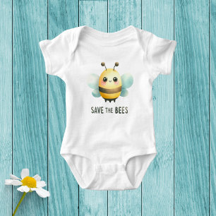 Buzzing with Cuteness Baby Jersey Bodysuit