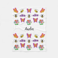 Buzzy Bee Blanket For Bee Lovers