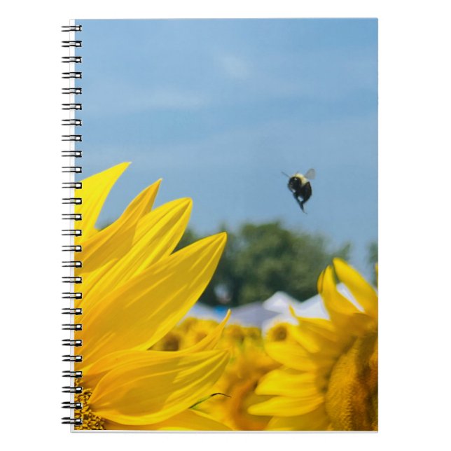 BuZZy Bee Photo  Notebook (Front)