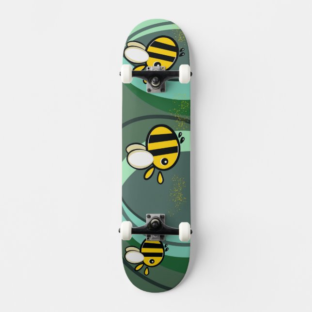 Buzzy Bees Skateboard Deck (Front)