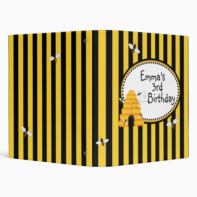 Buzzzing Bees Photo Binder (Background)