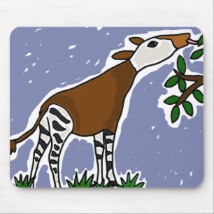 BV- Okapi Art Cartoon Mouse Pad