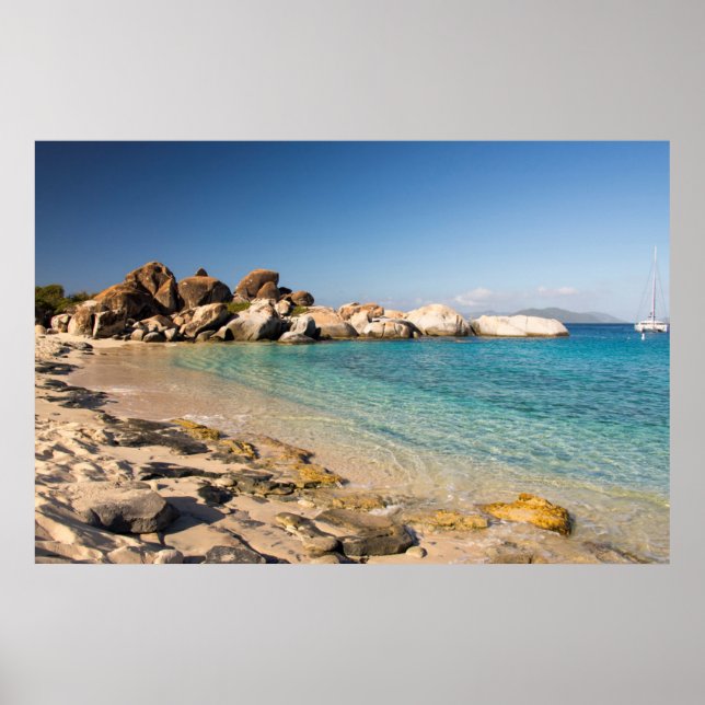 BVI, Virgin Gorda, The Baths National Park Poster (Front)