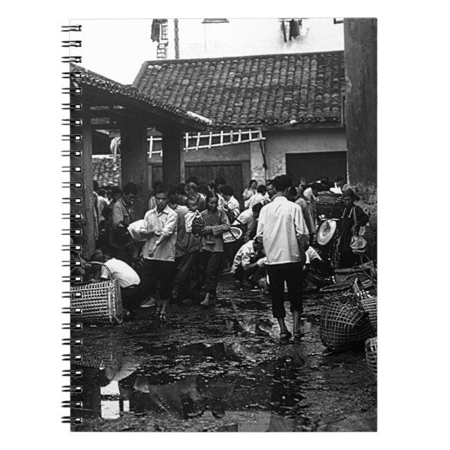 BW China changsha market 1970 Notebook (Front)