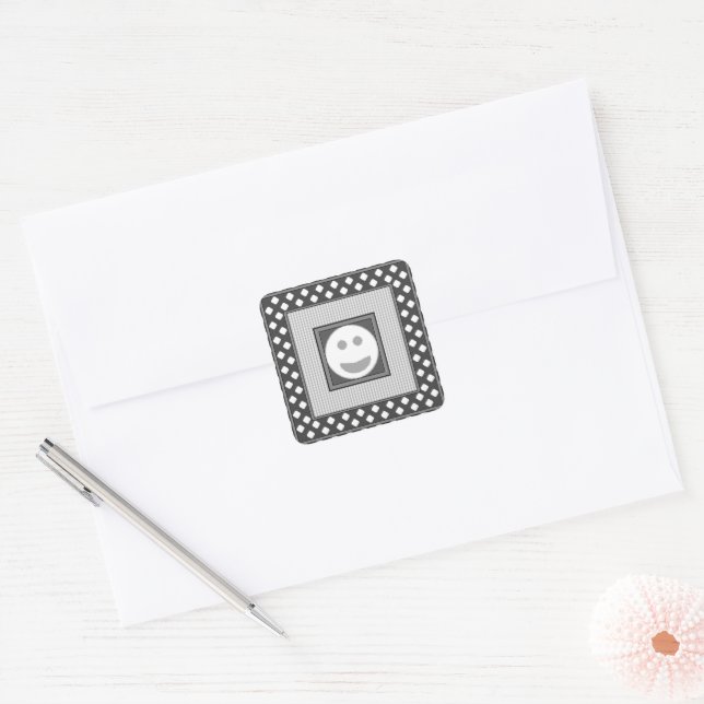 BW&G Smile Tile Sheet of Stickers (Envelope)