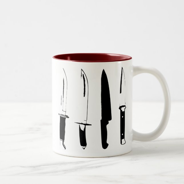 bw knives Two-Tone coffee mug (Right)