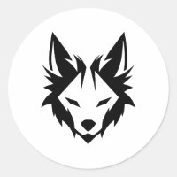 BW Minimalist Fox Design