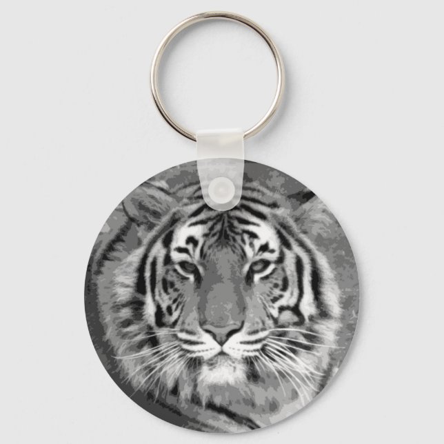 BW Tiger Keychain (Front)