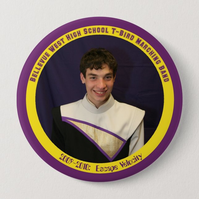 BWHS-4127 4 INCH ROUND BUTTON (Front)