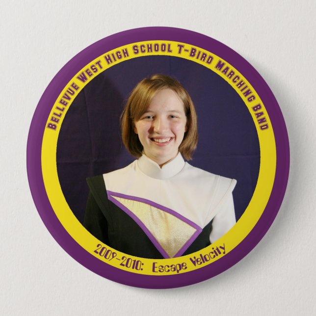 BWHS-9655 4 INCH ROUND BUTTON (Front)