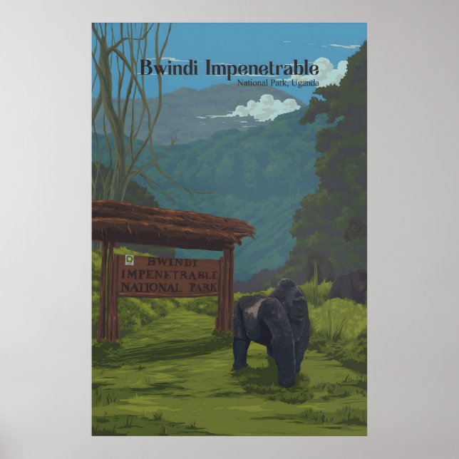 Bwindi Impenetrable Forest National Park Uganda Poster (Front)