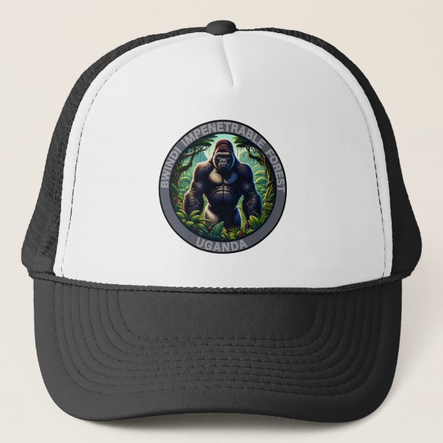 Bwindi Impenetrable Forest Uganda Trucker Hat (Front)
