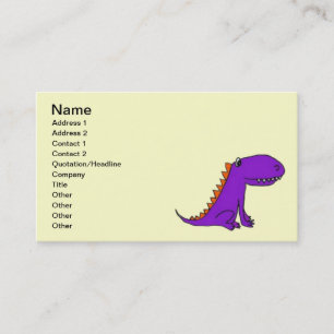 BX- Purple Dragon Business Cards