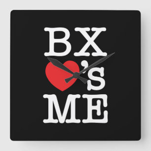 BX ❤'s ME Square Wall Clock