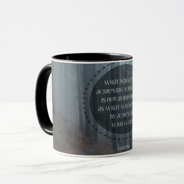 By Achieving Your Goals Mug (Front Left)