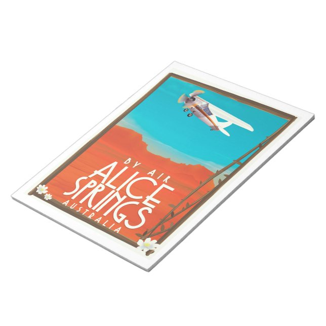 By Air - Alice Springs Australia Notepad (Angled)