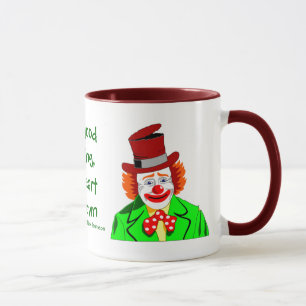 By Blood A King, In Heart A Clown Ceramic Mug