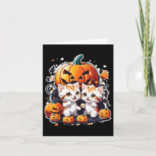 By Cat Catlovers Kids Halloween  Card