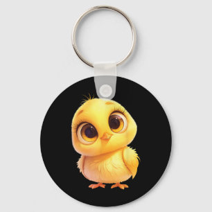 By Chick Farm Animal Chicken Poultry Farmer Men Wo Keychain