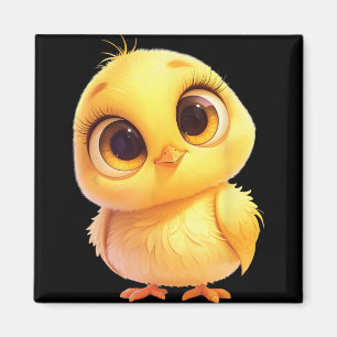 By Chick Farm Animal Chicken Poultry Farmer Men Wo Magnet